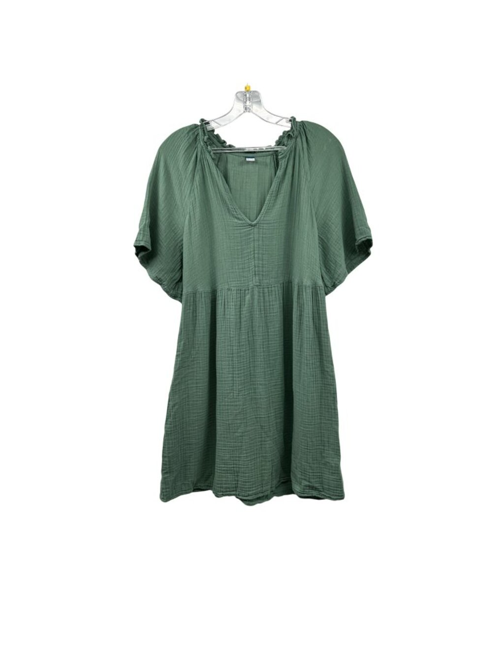 Old Navy Womens A-Line Dress Short Sleeve Green Size Medium